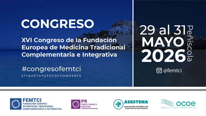 Cartel XVI Congreso de la Fundación Europea de Medicina Tradicional Complementaria e Integrativa